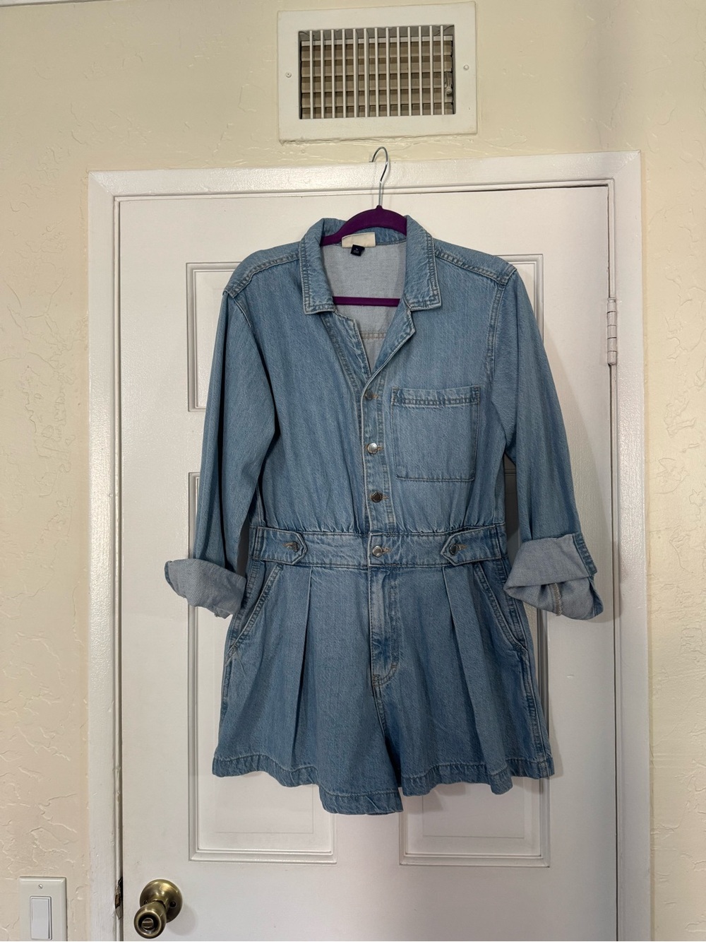 Universal Thread Light Blue Denim jumpsuit